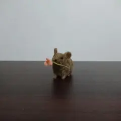 羊毛マスコット ナキウサギ
