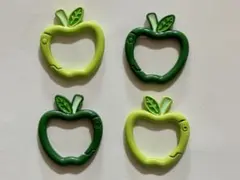 リンゴ型キーホルダー4個セット 4点！年末祭 開催中～今週限定価格