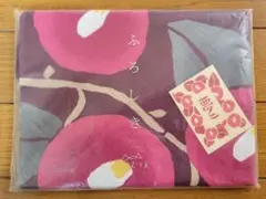 ⭐未使用⭐むす美 風呂敷 二四巾 竹久夢二 つばき（あずき/グレー） 90cm