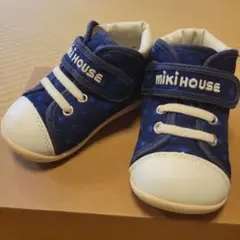 Miki House ネイビー 星柄 スニーカー