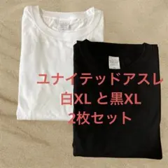 ［新品］ユナイテッドアスレ　ビッグシルエットTシャツ 黒白 2枚セット　XL