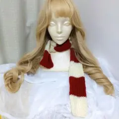 韓国マフラー スキニースカーフ 細マフラー ハンドメイド 編み物 棒針