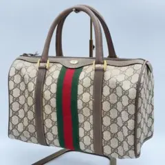 グッチ ボストンバッグ オールドグッチ シェリーライン 0315-S5661s