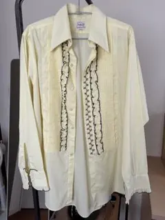 ヴィンテージ 80s USA製 花柄 レース 半袖 トップス ブラウス Y804 
