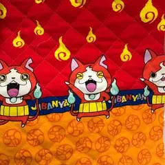妖怪ウォッチ ジバニャン キルティング 生地 はぎれ 110×27cm ハギレ