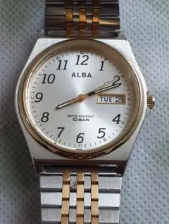 ALBA 腕時計 アナログ クォーツ コンビカラー