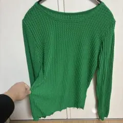 アースミュージックエコロジー　グリーン　トップス