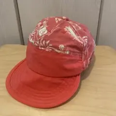 patagonia赤い花柄キャップのサムネイル