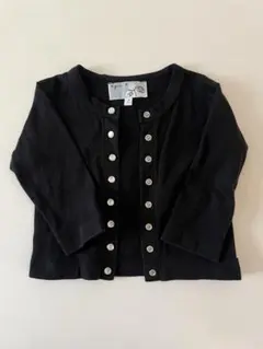 agnès b. 黒 カーディガン 1歳