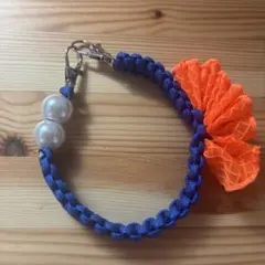 ハンドメイドフリル付きパラコードストラップ102