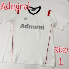 Admiral 半袖Tシャツ ホワイト Lサイズ サッカーのサムネイル