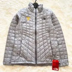 未使用、タグ付き　ノースフェイス　中綿コート　キルティング　グレー　ポリエステル