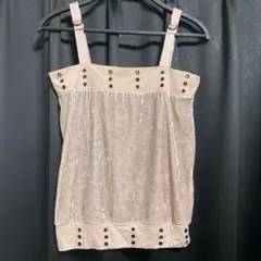 キャミソール y2k 平成ギャル ピンク