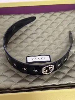 GUCCI クリスタル インターロッキングG カチューシャ - メルカリ