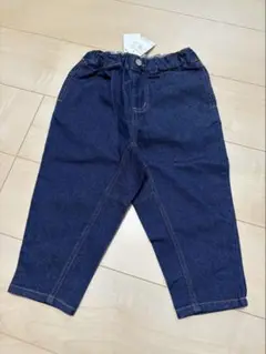 プティマイン　テーパードデニムパンツ　100サイズ　新品