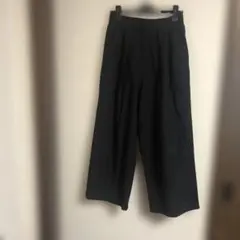 綿麻キュロットパンツ