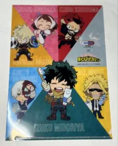 僕のヒーローアカデミア クリアファイル10枚セット　ステッカー付き