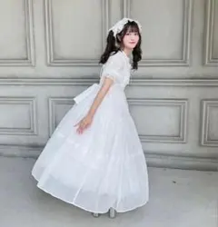 しまむら　眞白ありす 半袖 ブラウス ジャンパースカート セット　Lサイズのサムネイル