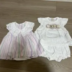 プティマイン 80size まとめ売り ワンピース セットアップ ノースリーブ