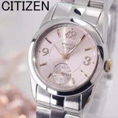 稼働★美品 シチズン ウィッカ スモールセコンド コンビカラー レディース