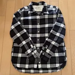 チェック柄長袖シャツ Lサイズ 100%コットン　無印