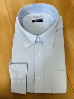 【新品未使用】AOKI ノンアイロン LES MUES ブルーLLのサムネイル
