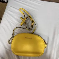 MICHAEL KORS イエロー ショルダーバッグ