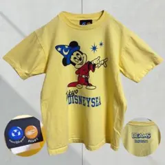 東京ディズニーシー × BEAMS コラボ ミッキー Tシャツ イエロー Sのサムネイル