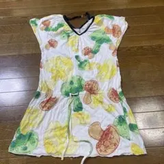 ノースリーブ チュニック キノコ柄　スカラーのサムネイル
