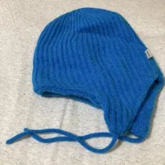 明日まで値下げ❣️ オーバーライド ニット帽 57cm〜59cm コバルトブルー