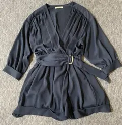 snidel カシュクールワンピース　ネイビー　サイズ1(M)のサムネイル