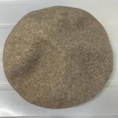 美品 ベレー帽 ベージュ 秋冬用