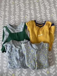ベビー ロンパース4着まとめ売り 60cm〜70㌢