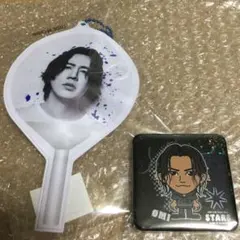登坂広臣　バルーンキーホルダー　缶バッジ