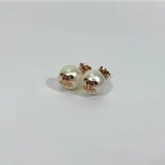 セリーヌ CELINE ピアス パール 10ｋ フェイクパール MBZ1053のサムネイル