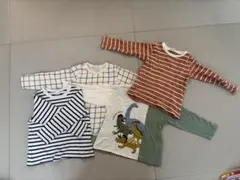 SIMPLE FREE 長袖Tシャツ 4枚セット 110cm
