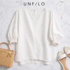 UNFILO アンフィーロ ドルマンブラウス ホワイト M