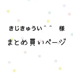 きじきゅうい＾＾発送1/6から様 リクエスト 2点 まとめ商品