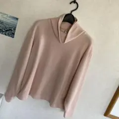 UNIQLOフリースカットソーピンクSサイズ