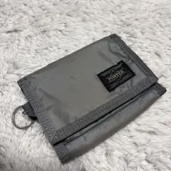 ポーター カプセル　折財布　グレー
