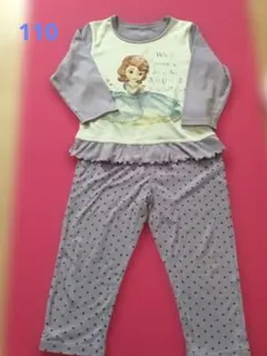 110 ソフィア　ディズニー プリンセス パジャマ 薄手 長袖