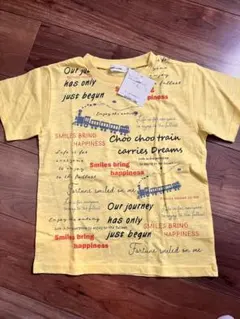 新品✴︎aime BeBe イエロー Tシャツ 120cmのサムネイル