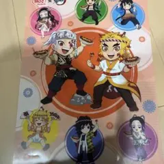 煉獄杏寿郎 宇髄天元クリアファイル銀だこコラボ