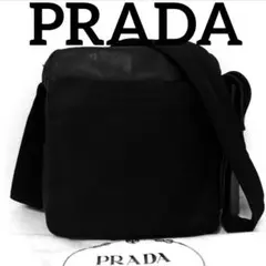 希少　美品　PRADA プラダ　ショルダーバッグ　トートバッグ　レザー　ナイロン
