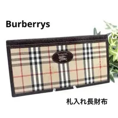 Burberrys バーバリーズ 札入れ ノバチェック ヴィンテージ レザー