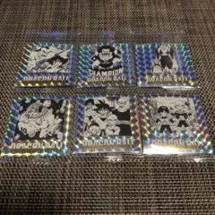 ドラゴンボール40周年記念シール　ウエハース２　6枚まとめ売り