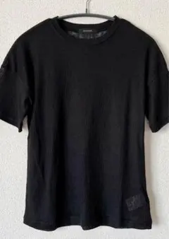 JEANASIS BASICスケTEE ブラック　シアー半袖