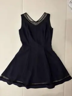 BE RADIANCE ネイビー ノースリーブワンピース