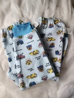 未使用＋中古　UNIQLO　パウパトロール　キルトパジャマ　ズボンのみ2枚