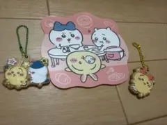 ちいかわ クッキー チャームコット ハチワレとうさぎとダイカットステッカー